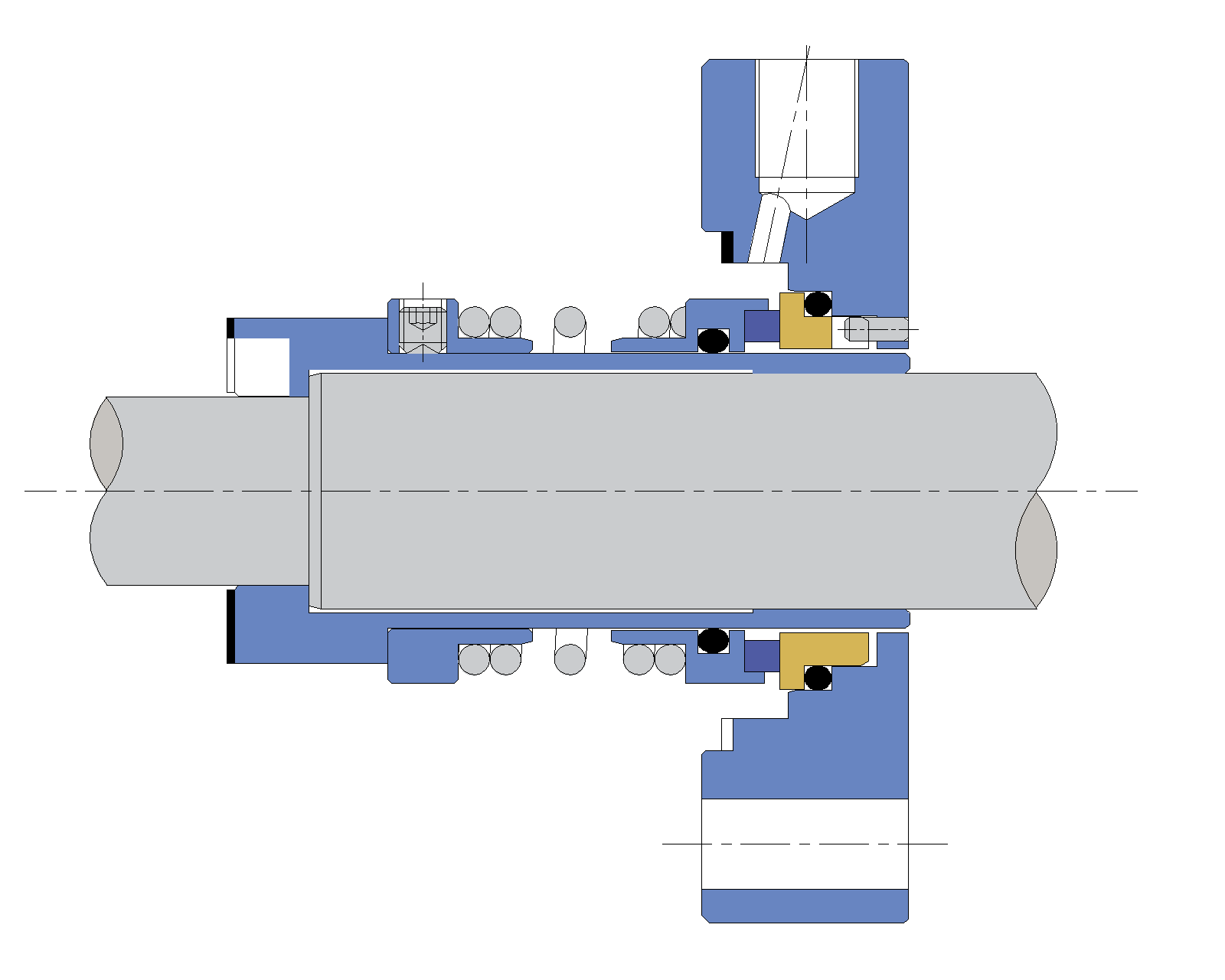 single spring type single spring type