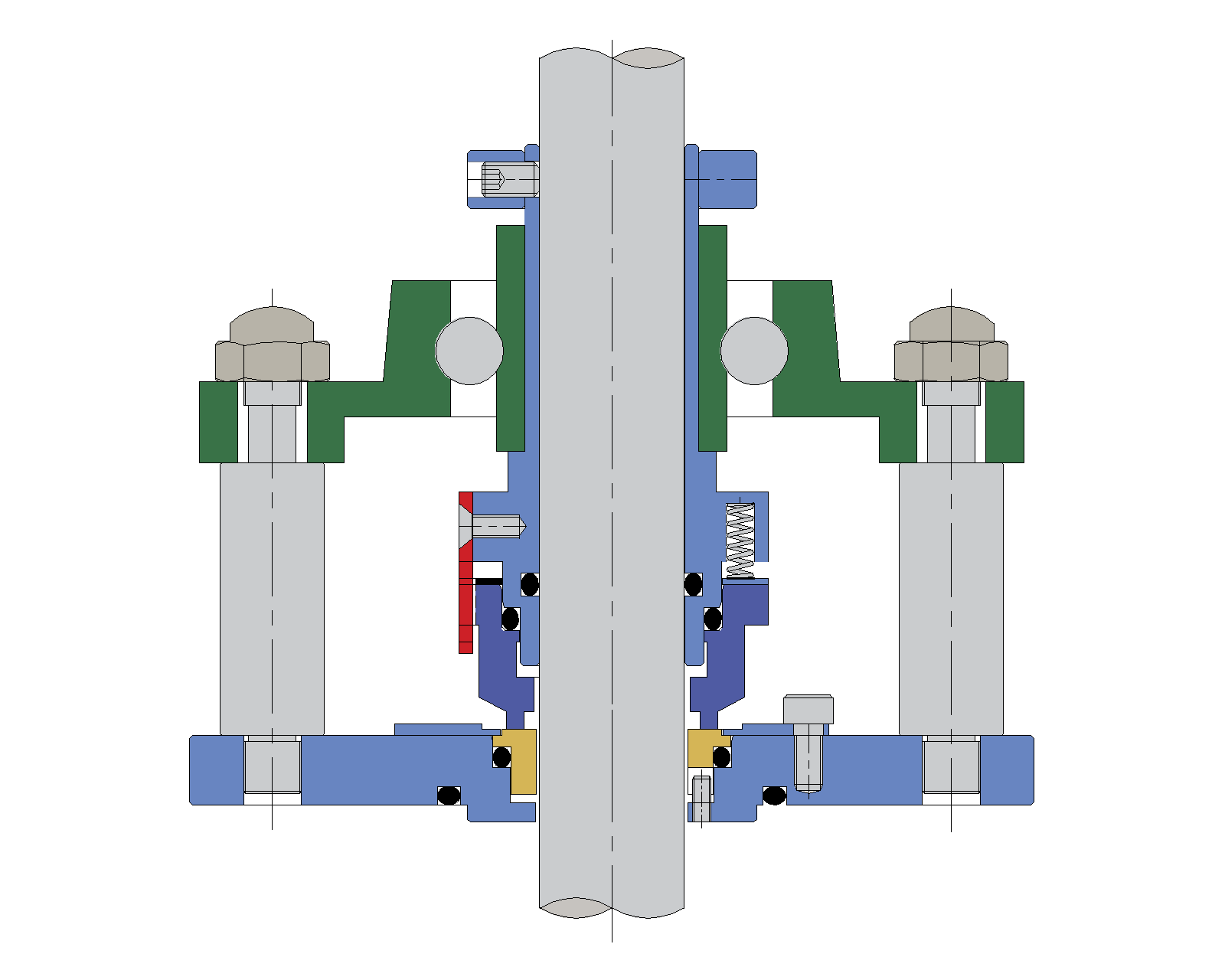 single dry mechanical seal – bearing assembly configuration single dry mechanical seal – bearing assembly configuration