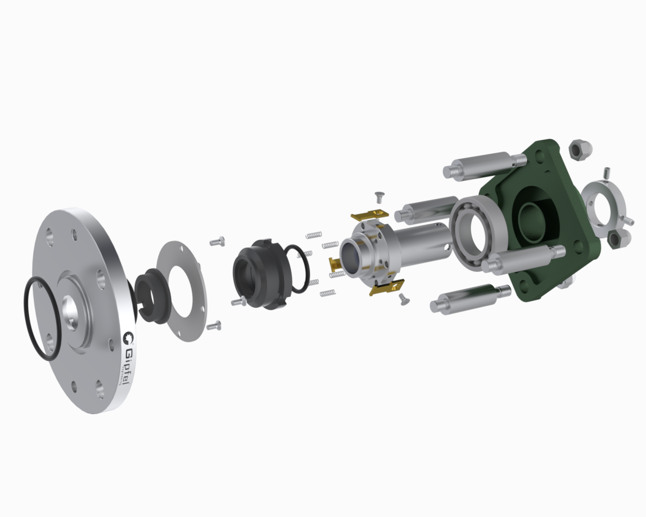 single dry mechanical seal – bearing assembly configuration single dry mechanical seal – bearing assembly configuration