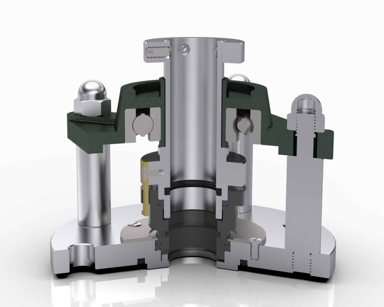 single dry running agitator mechanical seal with bearing support single dry running agitator mechanical seal with bearing support