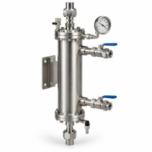 API Plan 21 and Plan 23 mechanical seal cooler (product illustration)
