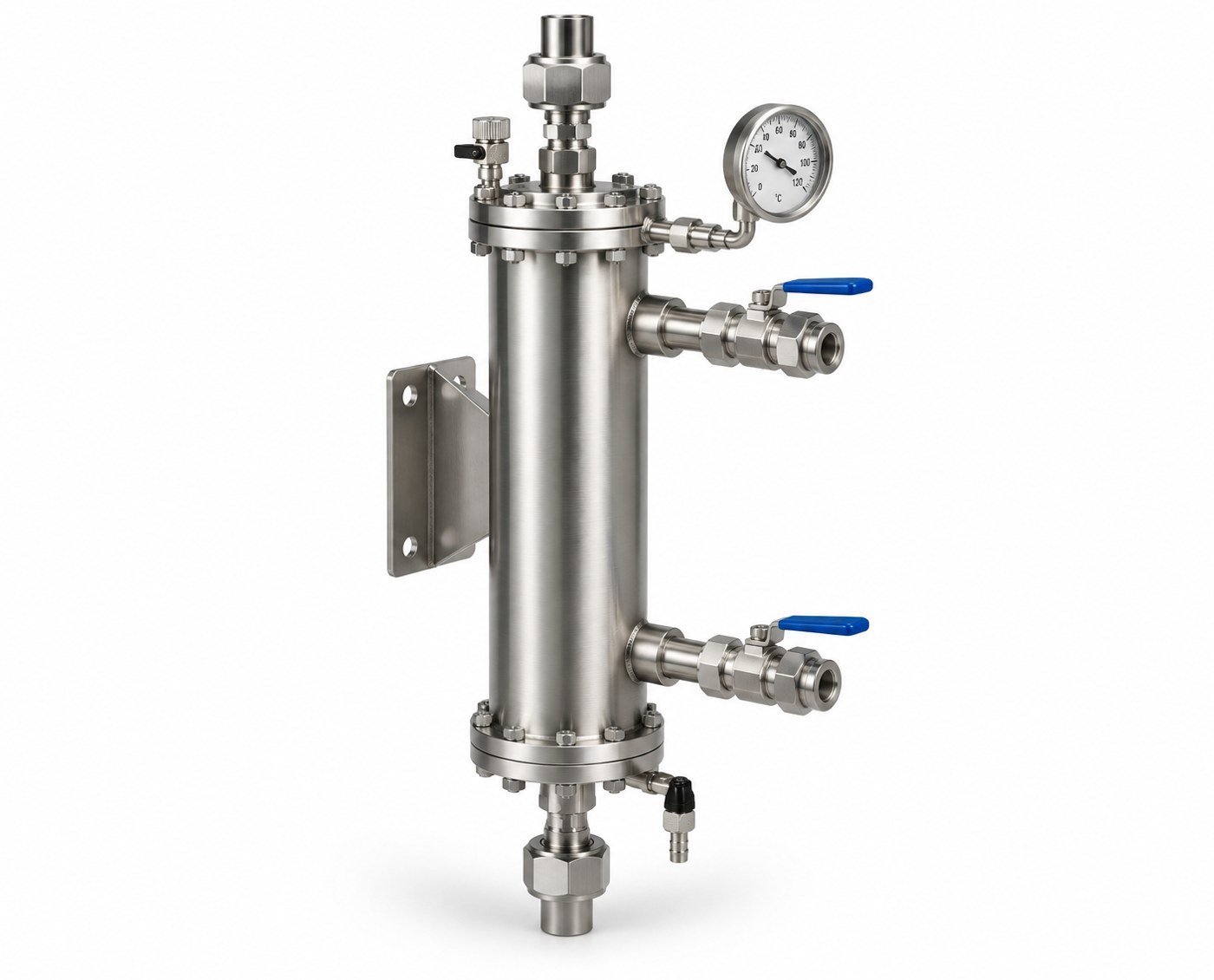 API Plan 21 and Plan 23 mechanical seal cooler (product illustration)
