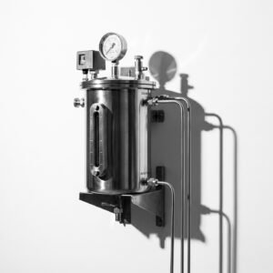 API Plan 52 seal pot buffer fluid reservoir (product illustration)