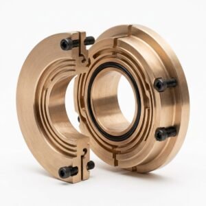 BI1710-SP split bearing isolator in two halves (product illustration)